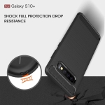قاب محافظ ژله ای سامسونگ Carbon Fiber Case For Samsung Galaxy S10 Plus