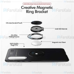 قاب محافظ ژله ای هواوی Becation A.F Magnetic Ring Case For Huawei P30