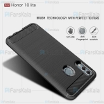 قاب محافظ ژله ای هواوی Fiber Carbon Rugged Armor Case For Huawei Honor 10 Lite / P Smart 2019
