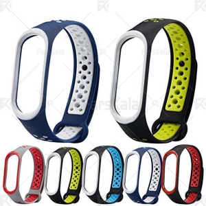 بند سیلیکونی طرح نایکی دستبند سلامتی شیائومی Ventilate Nike Band For Mi Band 3