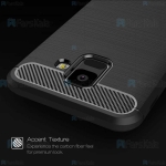 قاب محافظ ژله ای سامسونگ Fiber Carbon Rugged Armor Case For Samsung Galaxy A6 2018