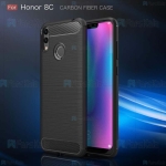 قاب محافظ ژله ای هواوی Fiber Carbon Rugged Armor Case For Huawei Honor 8C