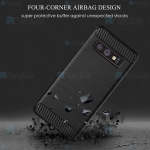 قاب محافظ ژله ای سامسونگ Fiber Carbon Rugged Armor Case For Samsung Galaxy S10e