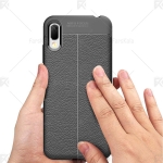 قاب ژله ای طرح چرم هواوی Auto Focus Jelly Case For Huawei Y6 Pro 2019