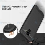 قاب محافظ ژله ای سامسونگ Fiber Carbon Rugged Armor Case For Samsung Galaxy A6 2018