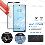 محافظ صفحه نمایش تمام چسب با پوشش کامل Full Glass Screen Protector For Huawei P30