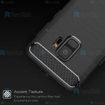 قاب محافظ ژله ای سامسونگ Fiber Carbon Rugged Armor Case For Samsung Galaxy S9
