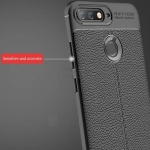 قاب ژله ای طرح چرم هواوی Auto Focus Jelly Case For Huawei Y6 Prime 2018