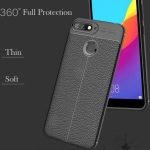 قاب ژله ای طرح چرم هواوی Auto Focus Jelly Case For Huawei Y6 Prime 2018