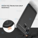 قاب محافظ ژله ای سامسونگ Fiber Carbon Rugged Armor Case For Samsung Galaxy A20