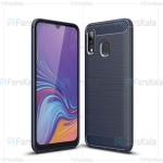 قاب محافظ ژله ای سامسونگ Fiber Carbon Rugged Armor Case For Samsung Galaxy A20