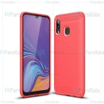 قاب محافظ ژله ای سامسونگ Fiber Carbon Rugged Armor Case For Samsung Galaxy A20