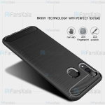 قاب محافظ ژله ای سامسونگ Fiber Carbon Rugged Armor Case For Samsung Galaxy A20