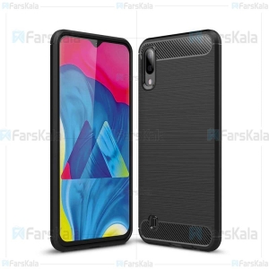 قاب محافظ ژله ای سامسونگ Fiber Carbon Rugged Armor Case For Samsung Galaxy M10