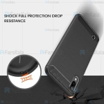 قاب محافظ ژله ای سامسونگ Fiber Carbon Rugged Armor Case For Samsung Galaxy M10