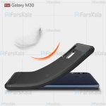 قاب محافظ ژله ای سامسونگ Fiber Carbon Rugged Armor Case For Samsung Galaxy M30