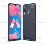 قاب محافظ ژله ای سامسونگ Fiber Carbon Rugged Armor Case For Samsung Galaxy M30