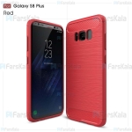 قاب محافظ ژله ای سامسونگ Fiber Carbon Rugged Armor Case For Samsung Galaxy S8 Plus