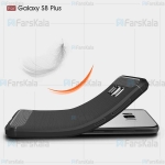 قاب محافظ ژله ای سامسونگ Fiber Carbon Rugged Armor Case For Samsung Galaxy S8 Plus