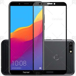 محافظ صفحه نمایش تمام چسب با پوشش کامل Full Glass Screen Protector For Huawei Y6 Prime 2018