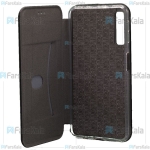 کیف محافظ چرمی سامسونگ Leather Standing Magnetic Cover For Samsung Galaxy A7 2018