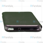 کیف محافظ چرمی سامسونگ Leather Standing Magnetic Cover For Samsung Galaxy A7 2018