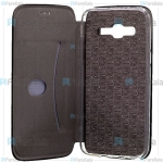 کیف محافظ چرمی سامسونگ Leather Standing Magnetic Cover For Samsung Galaxy J5 2015