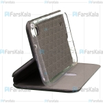 کیف محافظ چرمی سامسونگ Leather Standing Magnetic Cover For Samsung Galaxy M10