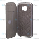کیف محافظ چرمی سامسونگ Leather Standing Magnetic Cover For Samsung Galaxy S6