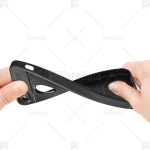 قاب محافظ ژله ای طرح چرم Auto Focus Jelly Case Apple iphone 4 & 4S