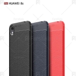 قاب ژله ای طرح چرم هواوی Y5 2019 / Honor 8S مدل Auto Focus