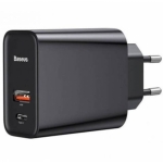 شارژر دیواری دو پورت Baseus Speed PPS QC3.0 30W USB + Type-C Adaptor