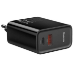 شارژر دیواری دو پورت Baseus Speed PPS QC3.0 30W USB + Type-C Adaptor