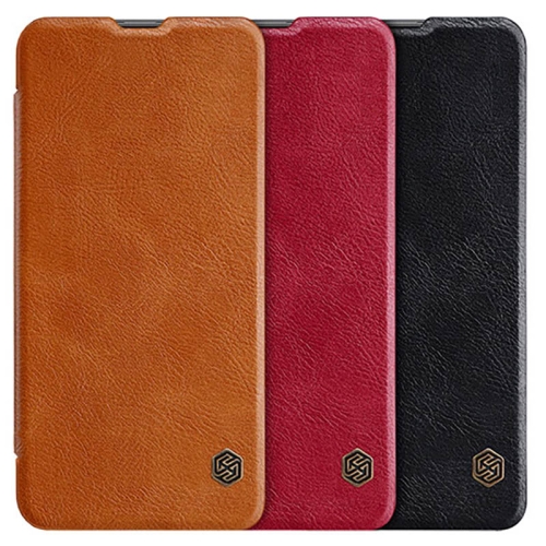 کیف محافظ چرمی نیلکین هواوی Nillkin Qin Case For Huawei P Smart Plus 2019 / Enjoy 9S