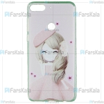 قاب محافظ طرح دار اچ تی سی Patterned Protective Frame Case For HTC Desire 12 Plus