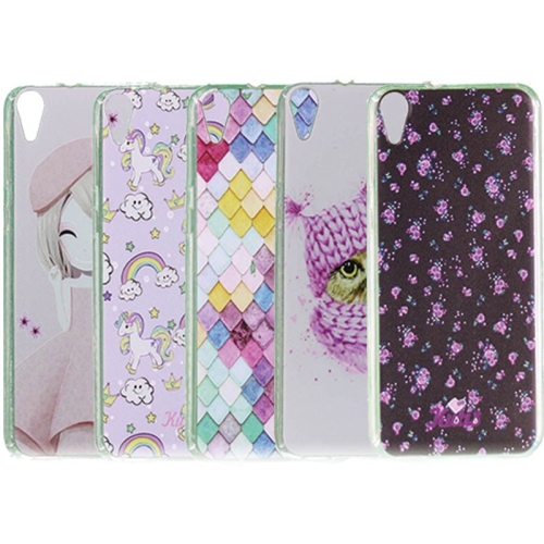 قاب محافظ طرح دار اچ تی سی Patterned Protective Frame Case For HTC Desire 820