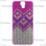 قاب محافظ طرح دار اچ تی سی Patterned Protective Frame Case For HTC One E9 plus