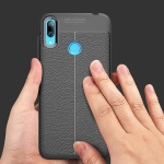 قاب طرح چرم هواوی Y7 2019 / Y7 Prime 2019 مدل Auto Focus