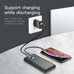 پاوربانک 20000 فست شارژ بیسوس Baseus Amblight PD And Quick Charge3.0 PPALL-LG01