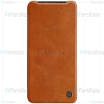 کیف محافظ چرمی نیلکین وان پلاس Nillkin Qin Case For OnePlus 7