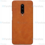 کیف محافظ چرمی نیلکین وان پلاس Nillkin Qin Case For OnePlus 7 Pro