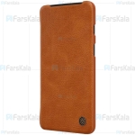 کیف محافظ چرمی نیلکین وان پلاس Nillkin Qin Case For OnePlus 7