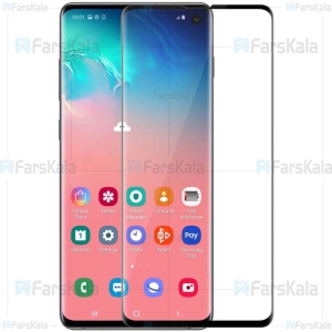 محافظ صفحه نمایش شیشه ای نیلکین سامسونگ Nillkin CP+ Max 3D Glass Screen Protector For Samsung Galaxy S10