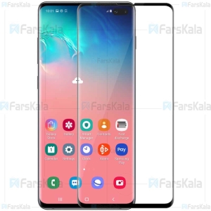 محافظ صفحه نمایش شیشه ای نیلکین سامسونگ Nillkin CP+ Max 3D Glass Screen Protector For Samsung Galaxy S10 Plus