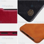 کیف محافظ چرمی نیلکین وان پلاس Nillkin Qin Case For OnePlus 7