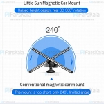 پایه نگهدارنده آهنربایی موبایل بیسوس Baseus Little Sun Magnetic Car Mount SUTY-01
