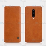 کیف محافظ چرمی نیلکین وان پلاس Nillkin Qin Case For OnePlus 7 Pro