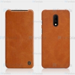 کیف محافظ چرمی نیلکین وان پلاس Nillkin Qin Case For OnePlus 7