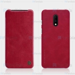 کیف محافظ چرمی نیلکین وان پلاس Nillkin Qin Case For OnePlus 7