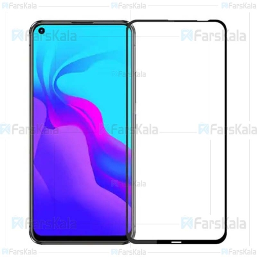 محافظ صفحه نمایش تمام چسب با پوشش کامل Full Glass Screen Protector For Huawei Nova 5i / P20 Lite 2019